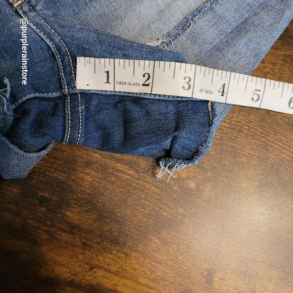 Kancan Denim Shorts M Low Rise Medium Light Stretch Denim KC7058 Country Girl - Picture 7 of 9